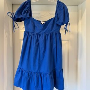 Olivaceous Blue mini dress